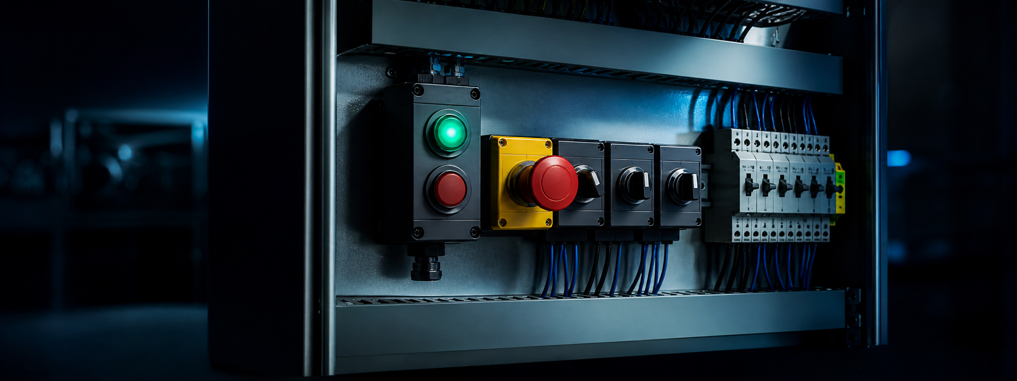 CN-22PB-G Green Push Button
